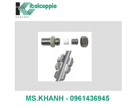 COMPRESSION SLIDE FITTING IN PTFE SEALING GLAND +STAINLESS STEEL PRESSING BUSH FOR Ø 1,5 MM