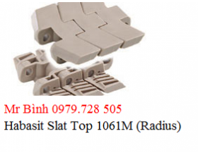 Xích băng tải - Slat Top 1061M (Radius)