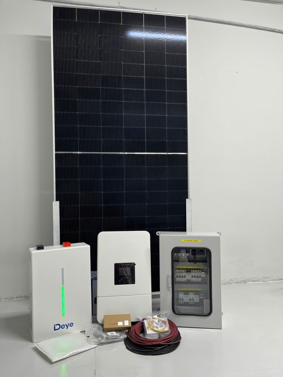 Hệ combo năng lượng có lưu trữ biến tần 6kW