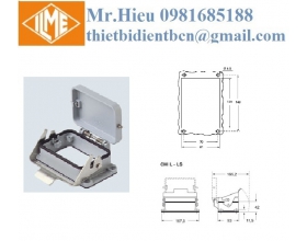 Giắc cắm 48 chân CHI 48 LS | vỏ giắc cắm 48 chân ILME CHI 48 LS