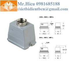 Giắc cắm 48 chân vỏ nhôm CHV 48 L | Jack 48 chân vỏ nhôm CHV 48 L