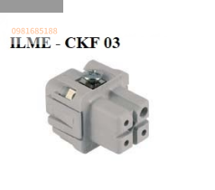 Giắc cắm ILME 3-4 chân - CKF 03