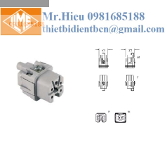 Ruột giắc cắm 4 cực + 1 Te CKF 04 ILME