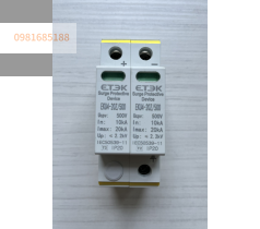 Chống sét lan truyền ETEK EKU4-20Z/500 2P 500VDC
