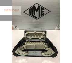 Giắc cắm 16 chân 16A cáp ra trên pg21 loại khóa kép hãng ILME