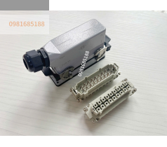 Giắc cắm 18 chân 16A vuông 2 khóa ILME