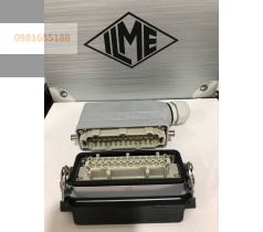 Giắc cắm ( jack cắm) 24 chân 16A ILME cáp ra bên 1 khóa PG21