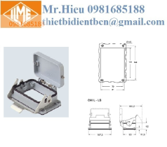Giắc cắm 48 chân CHI 48 LS | vỏ giắc cắm 48 chân ILME CHI 48 LS