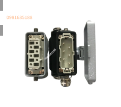 Giắc cắm 6 chân 35A loại đế nổi có nắp đậy hãng ILME