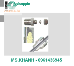SLIDING COMPRESSION FITTINGS METALLIC NOSE CONE FOR Ø 2 MM