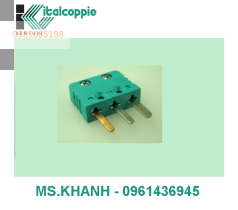 3-PIN COMPENSATED ASSEMBLED MINIATURE MALE CONNECTOR