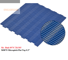 Băng tải - M0870 Micropitch Flat Top 0.3