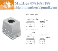Giắc cắm 48 chân ILME MFV 48 L32 | Jack cắm công nghiệp 48 chân