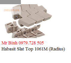 Xích băng tải - Slat Top 1061M (Radius)