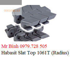 Xích băng tải - Slat Top 1061T (Radius)