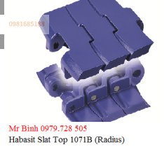Xích băng tải - Slat Top 1071B (Radius)