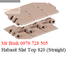 Xích băng tải - Slat Top 820 (Straight)