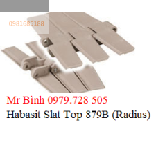 Xích băng tải - Slat Top 879B (Radius)