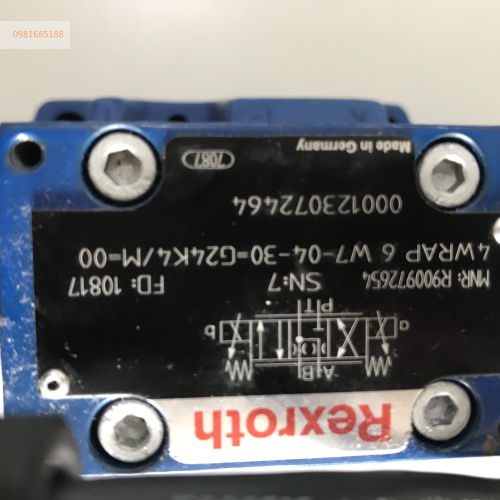 Van Rexroth 4WRKE 16 W6-200L-33, 6EG24K31/A1D3M MNR: R900973361 4WRAP 6 W7-04-30-G24K4 M-00