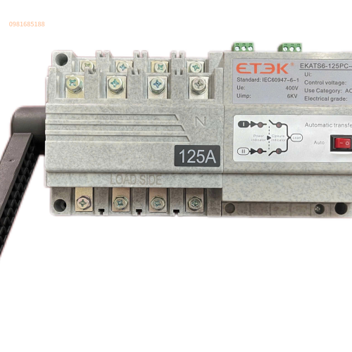 Bộ chuyển nguồn ATS ETEK EKATS6-125PC-40125