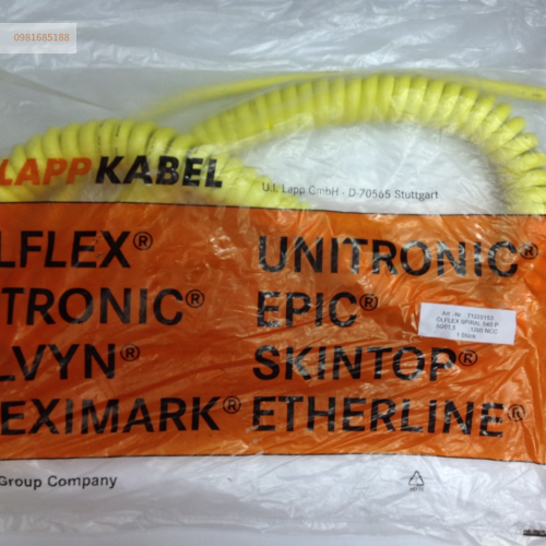 Cáp co giãn Lapp Kabel 71220153 ÖLFLEX® SPIRAL 540 P