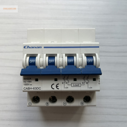 CB đóng cắt điện 4P 32A CABH-63DC 4P 32A Hãng Chanan