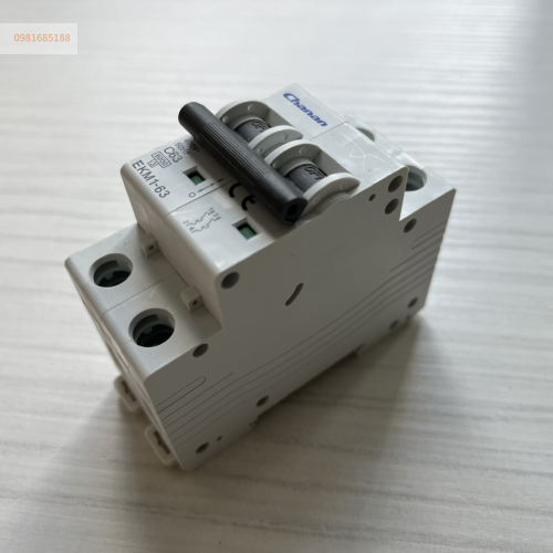 CB đóng cắt điện AC 2P 63A EKM1-63 C63 hãng Chanan