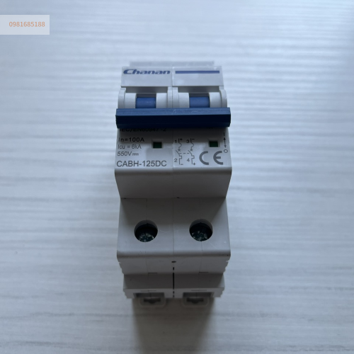 CB đóng cắt DC 100A 550V CABH-125ADC