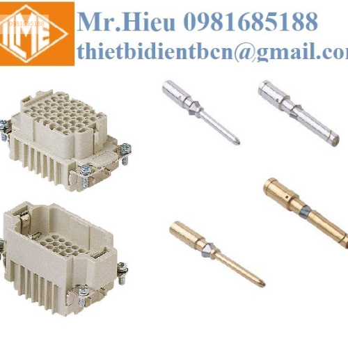 Jack cắm nhanh 42 cực 10 A-250V CDDF 42, CDDM 42 ILME
