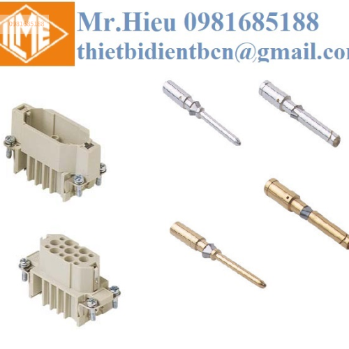 Ruột giắc cắm vuông 15 chân ILME CDF 15/ CDM 15