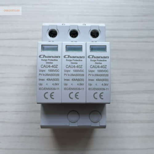 Chống sét lan truyền DC 3P 1000VDC CAU4-40Z 3P 1000VDC Hãng Chanan