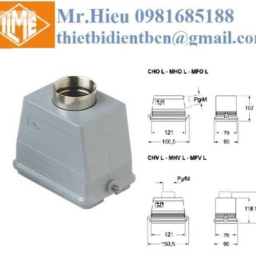 Giắc cắm 48 chân CHV 48 L42 | Hood CHV 48 L42