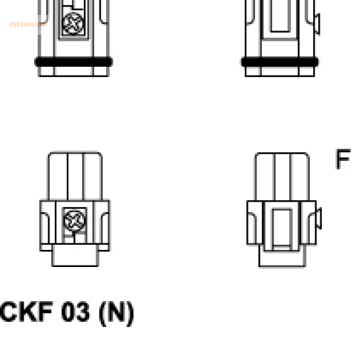 Giắc cắm ILME 3-4 chân - CKF 03