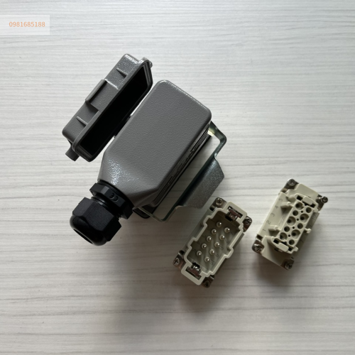 Đầu nối cáp điện 10 chân 16A đế âm hãng Degson