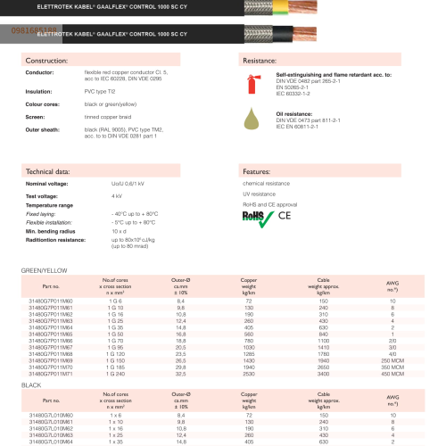 GAALFLEX CONTROL 1000 SC CY