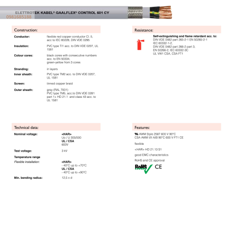 GAALFLEX CONTROL 601 CY