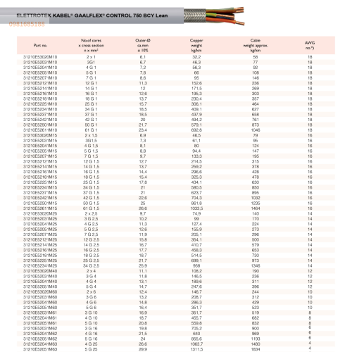 GAALFLEX CONTROL 750 BCY Lean