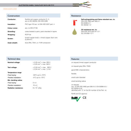GAALFLEX DATA 300 TP P