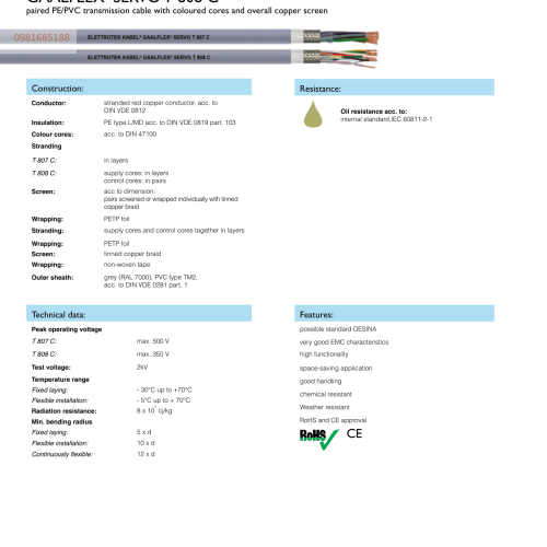 GAALFLEX SERVO T 807 C-T 808 C