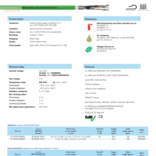 GAALFLEX SERVO T 840 C