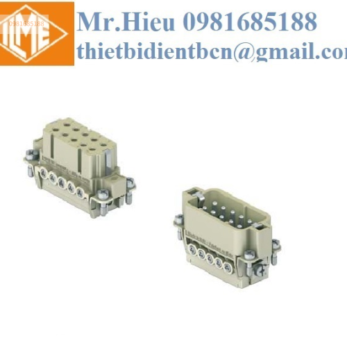 Ruột giắc cắm 10 chân ILME CDAF 10,CDAM 10