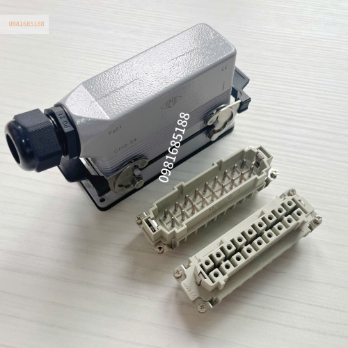Giắc cắm 18 chân 16A vuông 2 khóa ILME