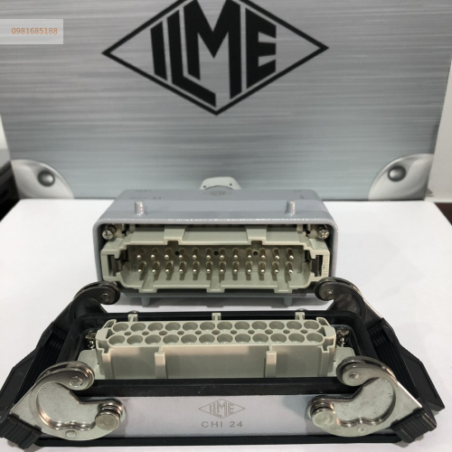 Giắc cắm ( jack cắm) 24 chân 16A ILME cáp ra trên PG21