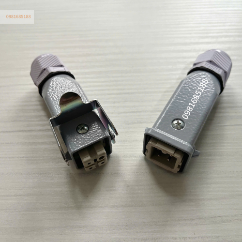 Giắc cắm ( jack cắm ) 4 chân 10A loại nối thẳng hãng ILME
