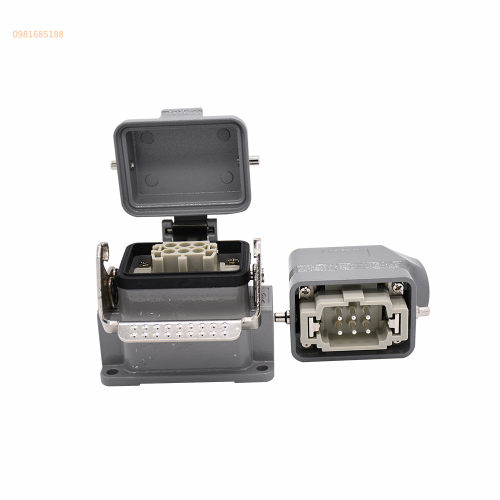 Giắc cắm vuông loại đế nổi 6 chân 16A hãng Maojwei