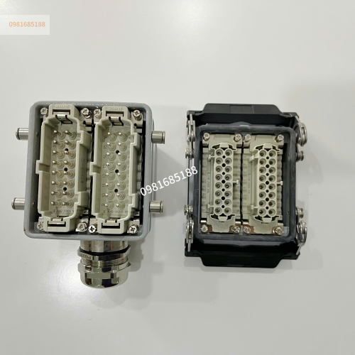 Giắc cắm 32 chân 16A hãng ILME đế âm đầu ra cáp bên PG29