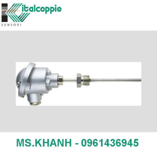 RESISTANCE TEMPERATURE DETECTOR Ø 8MM WITH CONNECTION HEAD