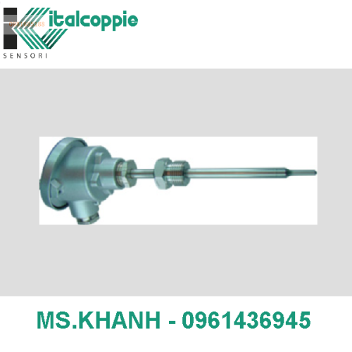 RESISTANCE TEMPERATURE DETECTOR Ø 8MM TAPERED AT Ø4MM WITH CONNECTION HEAD 