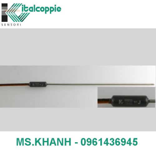 THERMOCOUPLE FOR MOULDS WITH REFRACTORY POLYMER TRANSITION