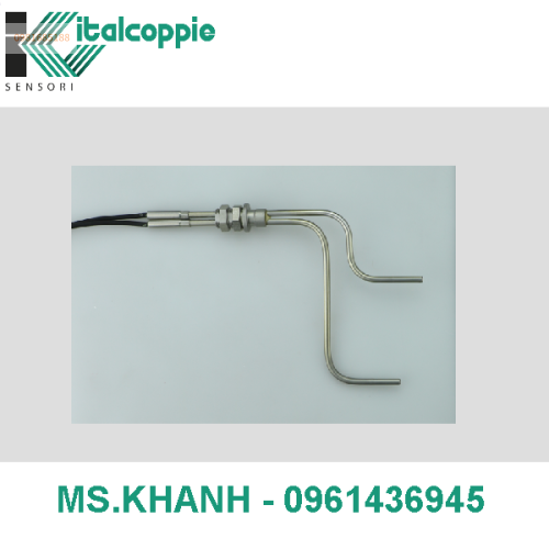 PT 100 PROBE Ø 4,5 MM WITH 2 MEASUREMENT LEVELS, M14X1 FEEDTROUGH AND INTEGRATED CABLE